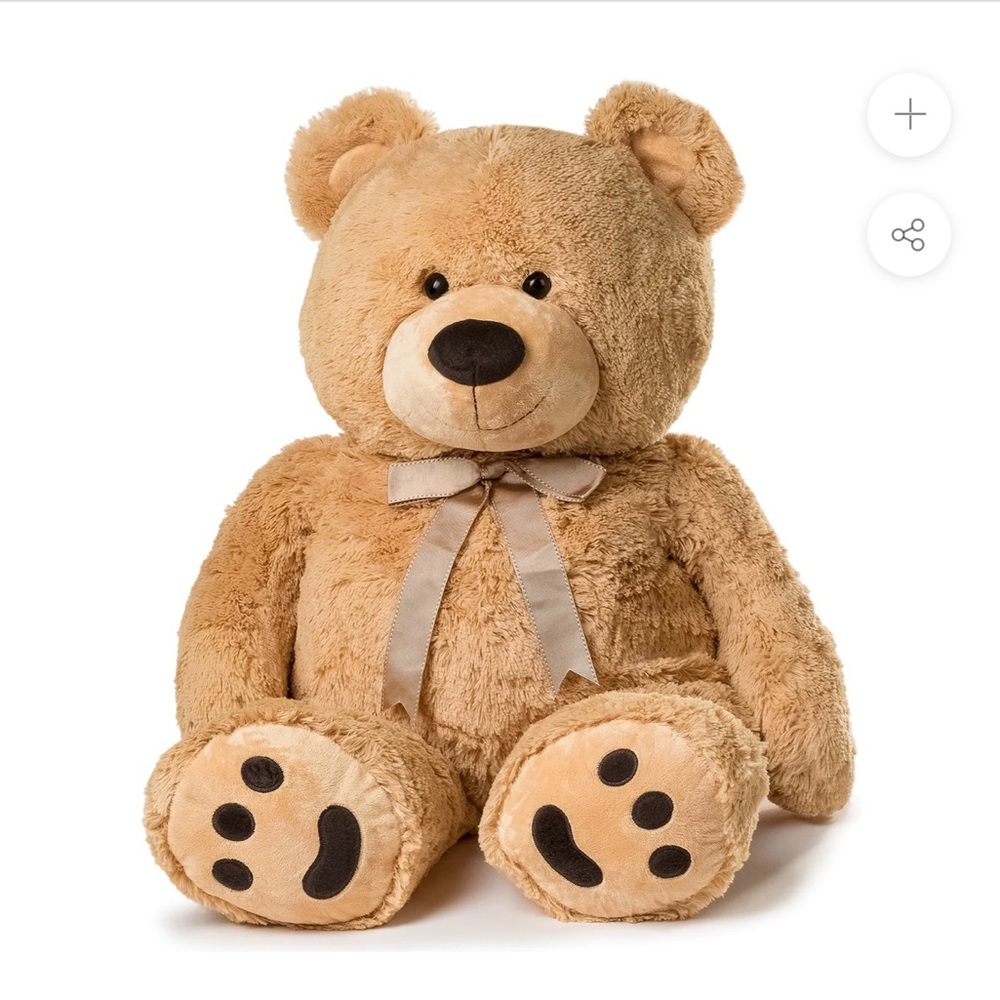 JOON Huge Brown Teddy Bear 38” H NEW